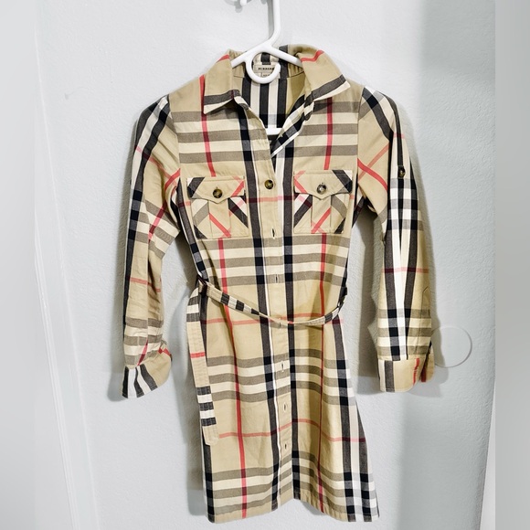 Burberry Shirt Dress Girls Size 12 (Fits Women’s XS)